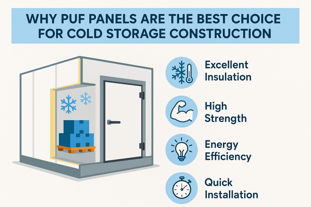 Why PUF Panels are the Best Choice for Cold Storage Construction