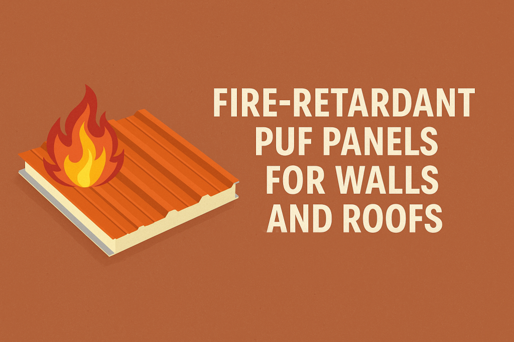 Fire-retardant PUF Panels for Walls and Roofs: PUF Panel Roofing