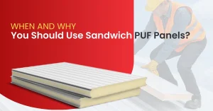 when and where should use sandwich puf panel
